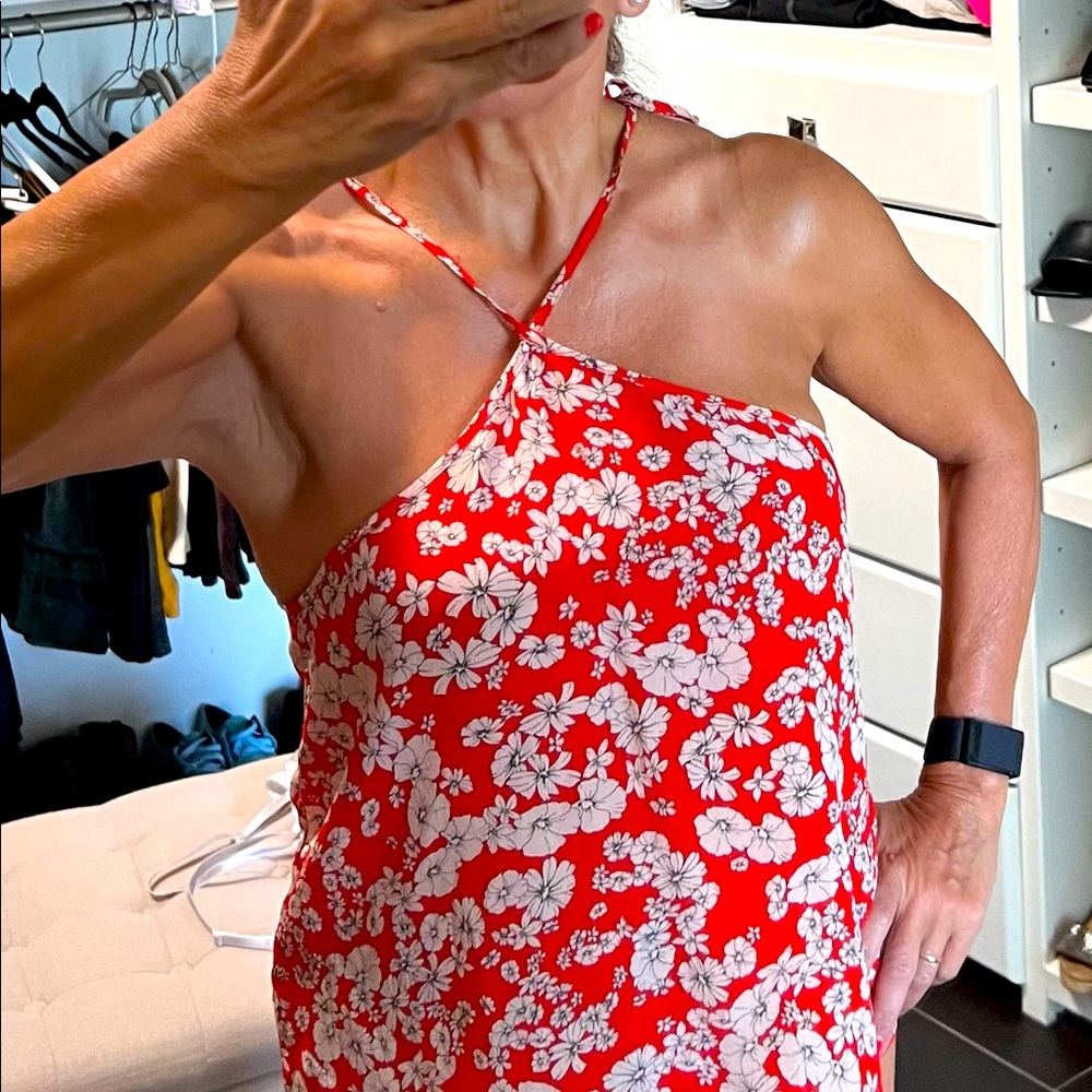 Bodega Taylor 100% silk tank top-size S